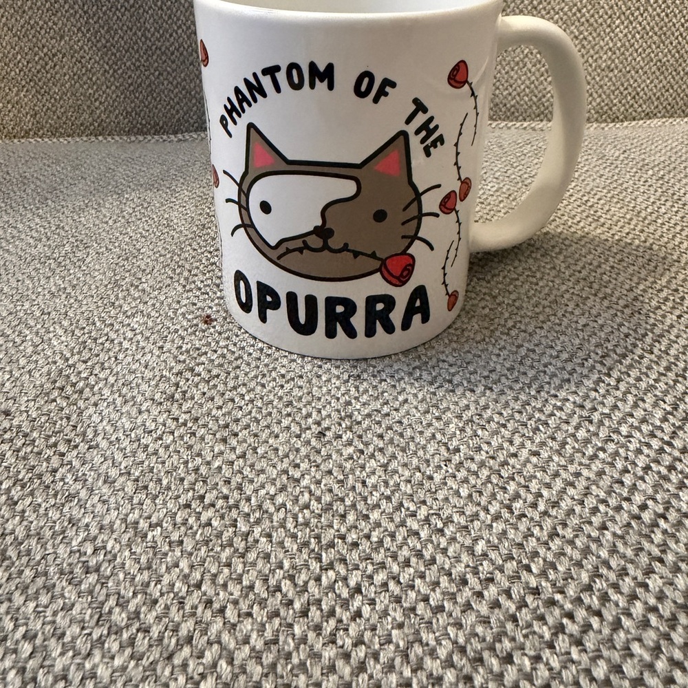 Phantom of the Opurra White Mug